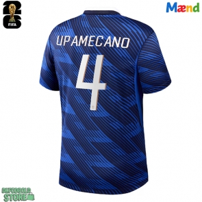 Frankrig Dayot Upamecano #4 Replika Hjemmebanetrøje VM 2026 Kortærmet